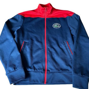 𝅺Lacoste Sport Technical Unisex Colourblock Full Zip Jacket, Red & Blue,…